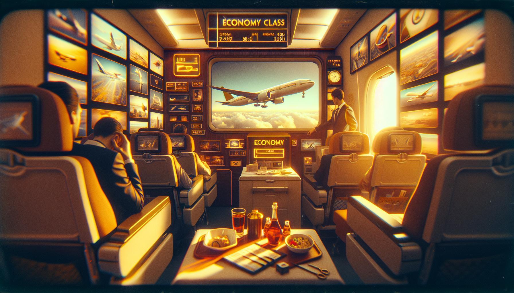Co obnáší letenka economy class? Komfort a služby!