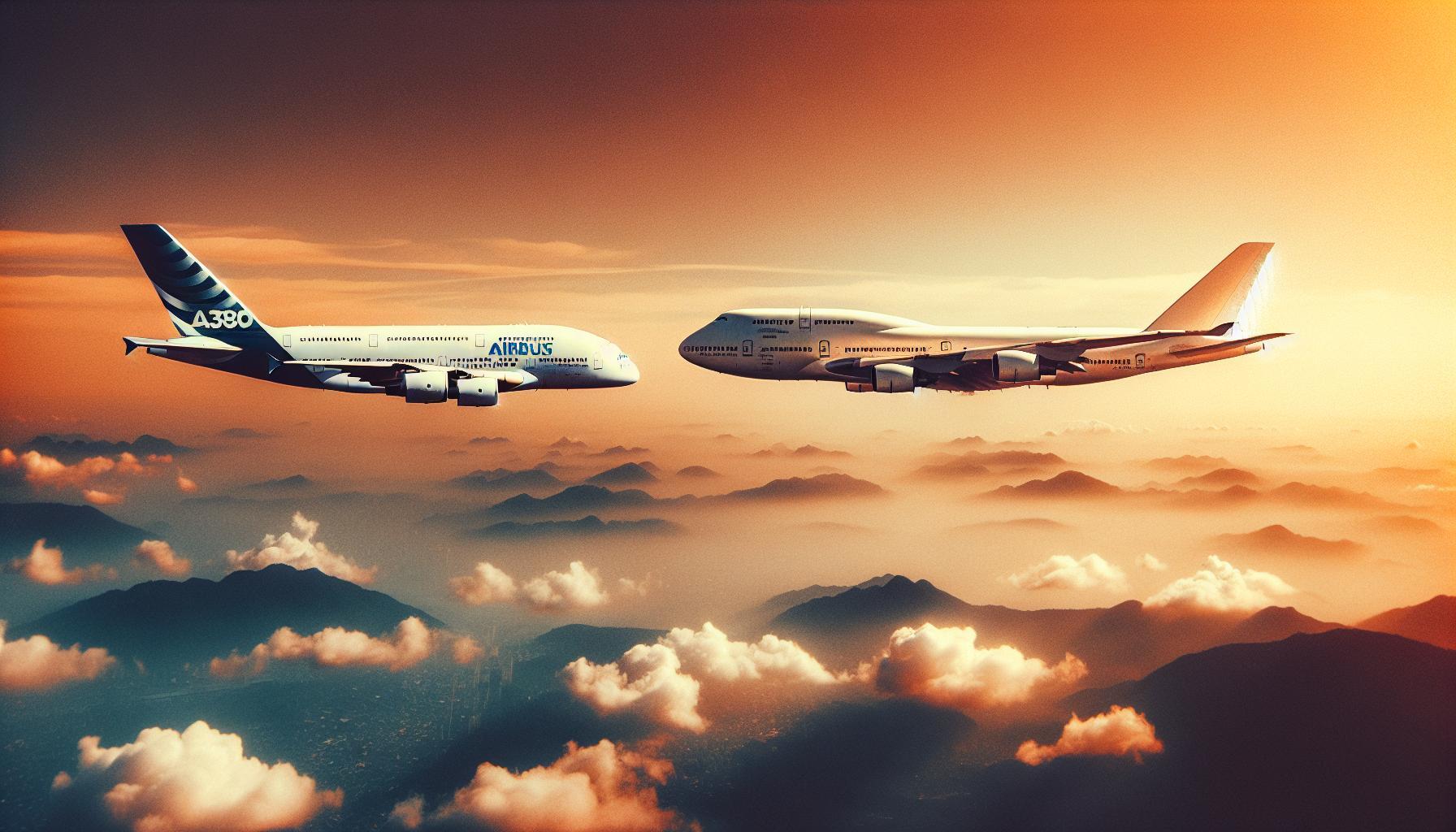 Airbus A380 vs. Boeing 747 rozdíl: Srovnání dvou gigantů nebes!