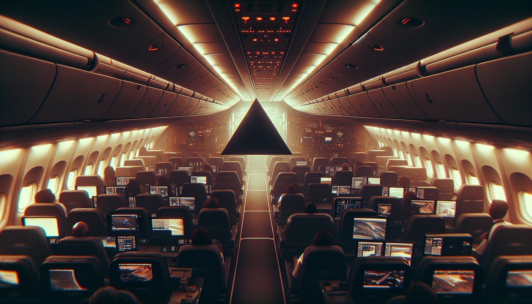 Co znamená černý trojúhelník v kabině Airbus? Odhalte Skrytý Význam!