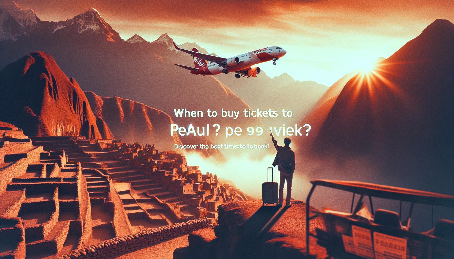 Kdy koupit letenky do Peru? Objevte nejlepší časy pro rezervaci!