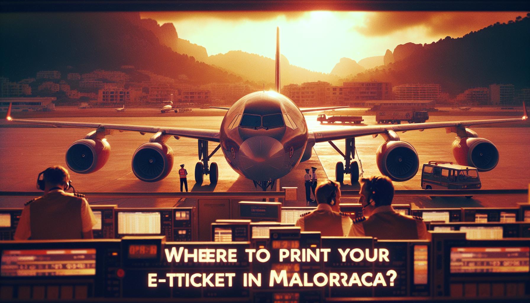 Kde vytisknout svou elektronickou letence na Mallorce?