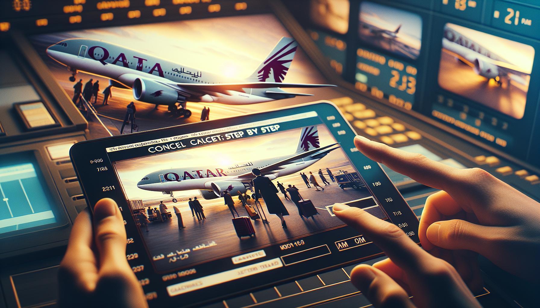 Jak stornovat letenku Qatar Airways: Krok za krokem