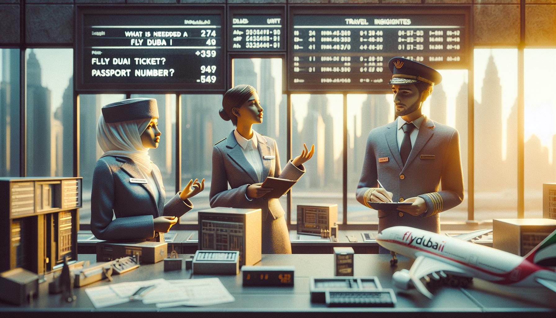Co je potřeba ke koupi letenky Flydubai? Číslo pasu?