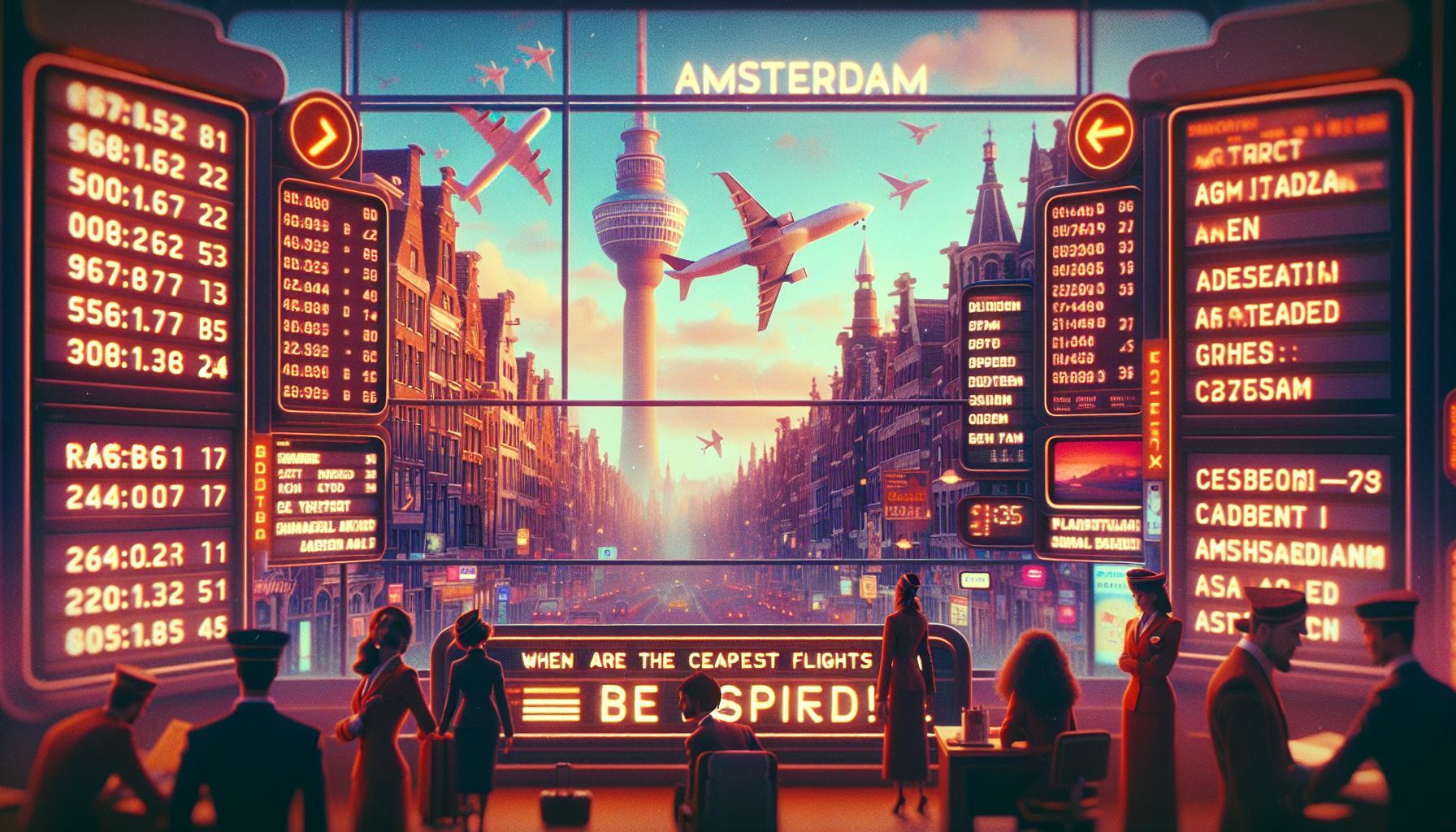 Kdy jsou nejlevnější letenky do Amsterdamu? Nechte se inspirovat!